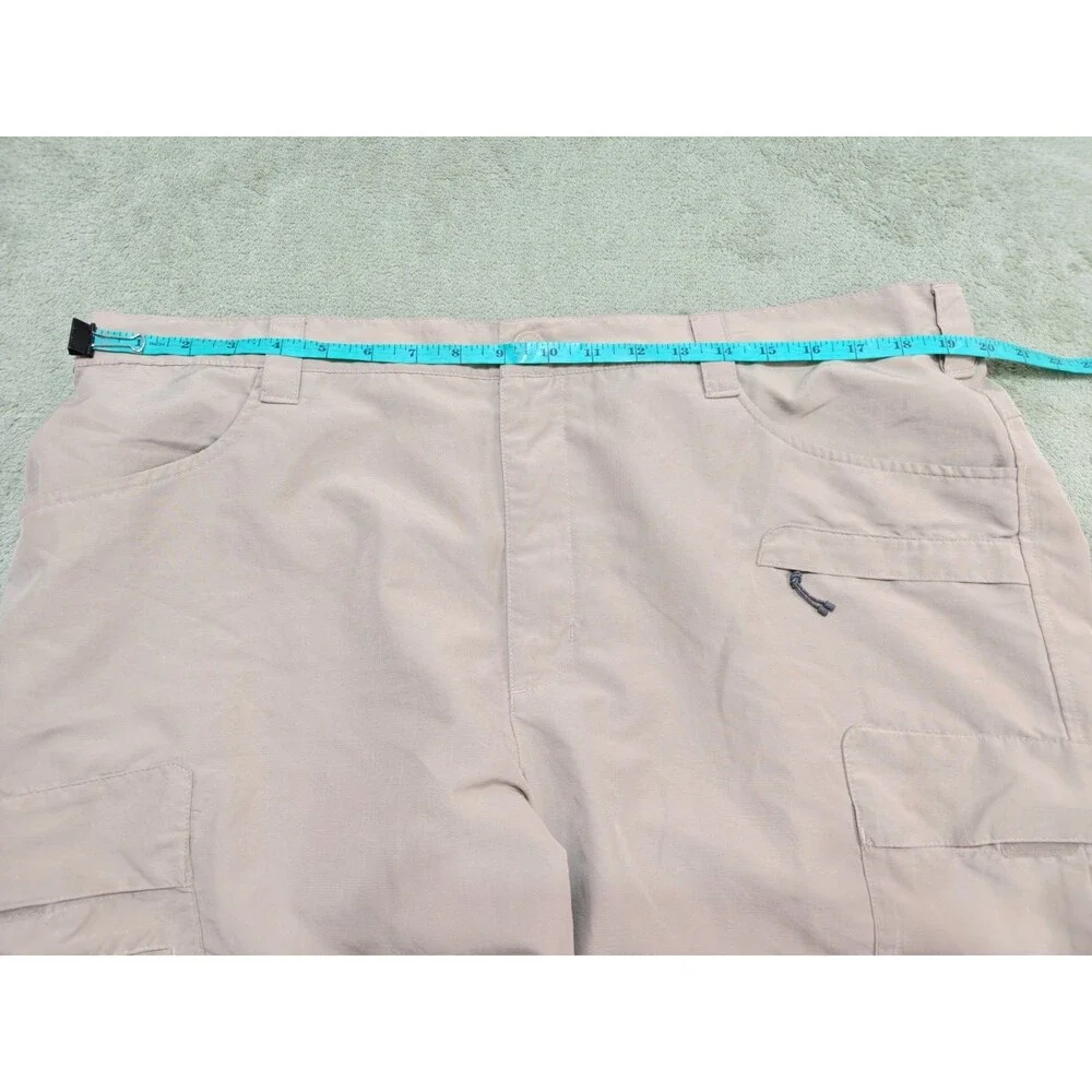 Field & Stream Shorts Mens 2XL Khaki Quick Dry Ripstop Cargo Fishing Utility